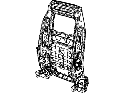 Mopar 4610152AB Frame-Front Seat Back