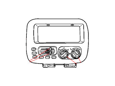 Mopar 4677967AB Air Conditioning And Heater Control