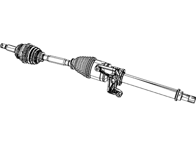 Mopar 5105649AD Axle Half Shaft