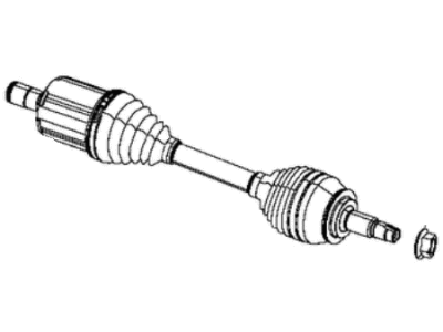 Mopar 68472845AA FRT Lt-Axle Half