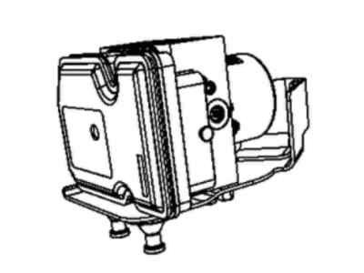 Mopar 68304561AA Anti-Lock Brake Control Unit
