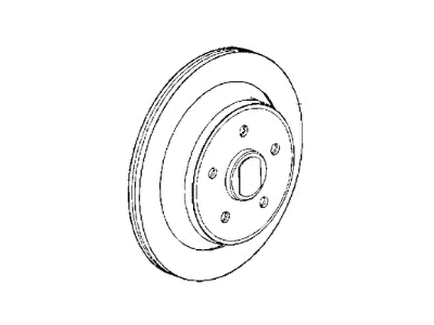 Mopar VCDR0898AB Rear Brake Rotor