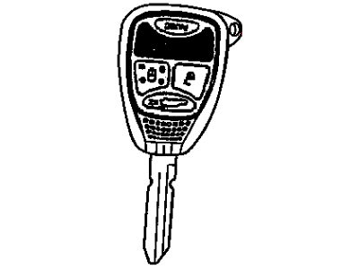 Mopar 5135670AA Key-Blank With Transmitter