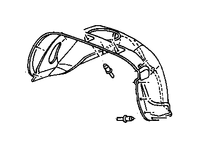 Mopar 55346015 Shield-WHEELHOUSE