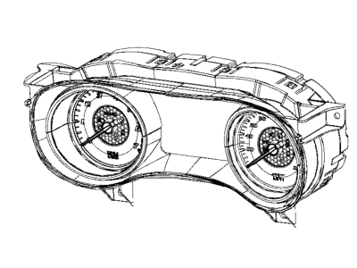 Mopar 68455935AB Cluster-Instrument Panel