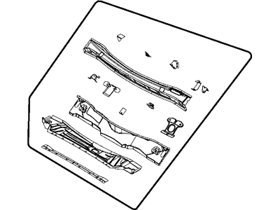 Mopar 5076102AC Panel-COWL