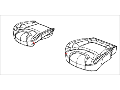 Mopar 5XN09DX9AB Front Seat Cushion Cover