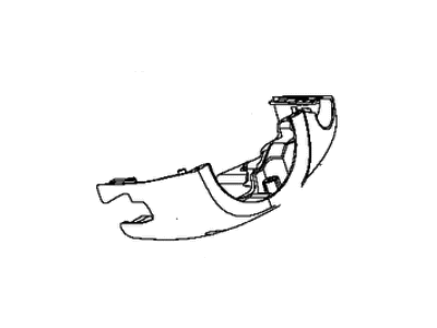 Mopar 5VC54LXHAA SHROUD-Steering Column
