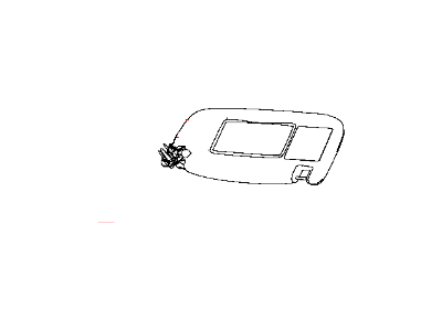Mopar 1WK20BD1AE Visor