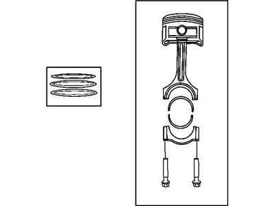 Mopar 5191338AA Piston-B-Size