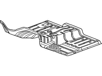 Mopar 55276027AB Pan-Front Floor