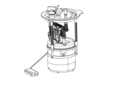 Mopar 68367969AA Fuel Pump/Level Unit Module