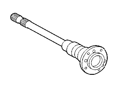 Mopar 5179119AA Axle Shaft Rear Left