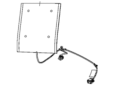 Mopar 68111356AA Pad-Seat Back