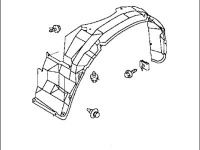 Mopar MR162883 Shield-Wheel House