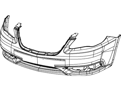 Mopar 68004697AA Front Bumper Cover