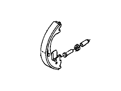 Mopar 4741772 Abs Brake Shoes