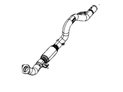 Mopar 68357479AB Exhaust Front
