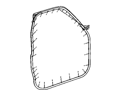 Mopar 55360946AD WEATHERSTRIP-Front Door Mounted