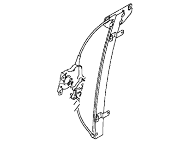 Mopar MB827523 Regulator Front Door Window