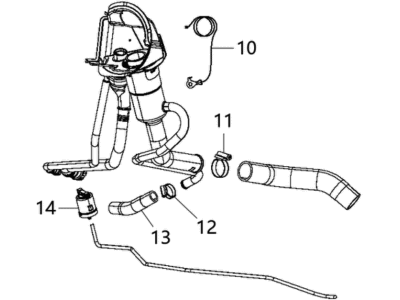 Mopar 68090394AJ Tube-Fuel Filler