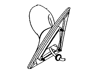 Mopar 4696851 Driver Side Mirror Outside Rear View