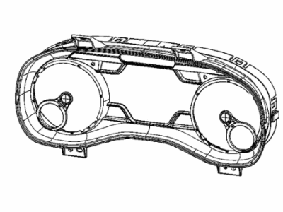 Mopar 68427271AA Lens-Instrument Cluster