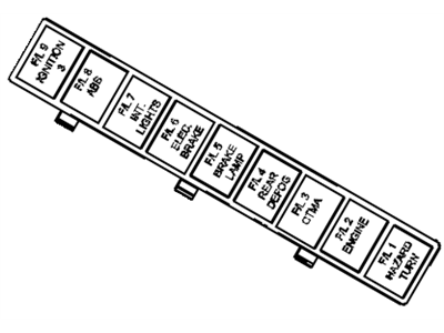 Mopar 4868007AA Fuse