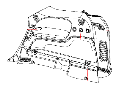 Mopar 1VL47DX9AB CUPHOLDER