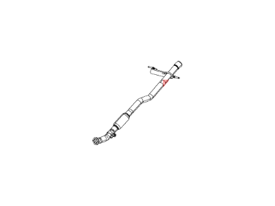 Mopar 68109359AE Front Exhaust Pipe