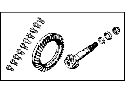 Mopar 5135691AC Gear Kit-Ring And PINION