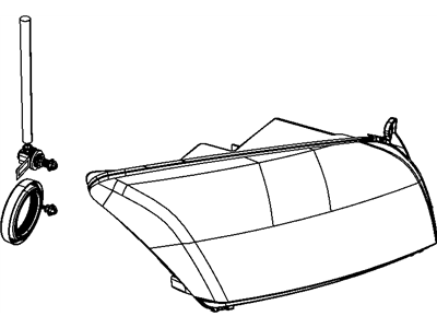 Mopar 5303740AM Headlamp