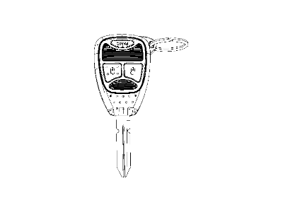 Mopar 68273344AB Key-Blank With Transmitter