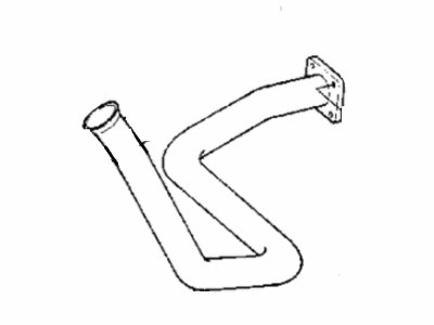 Mopar E0043211 Exhaust Pipe
