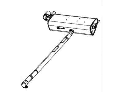 Mopar 68249230AA Exhaust Muffler