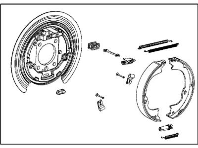 Mopar 52125175AC Plate-Parking Brake