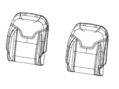 Mopar 7CT06LR5AA Cover-Front Seat Back