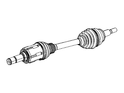 Mopar 68193661AB Axle Half Shaft Left