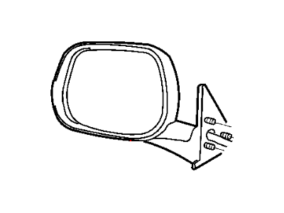 Mopar 55076479AE Outside Rear View Mirror