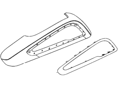 Mopar 5QZ081V5AA Panel-Front Door Trim