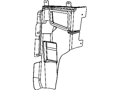 Mopar 55277011AB Shield-Air Intake