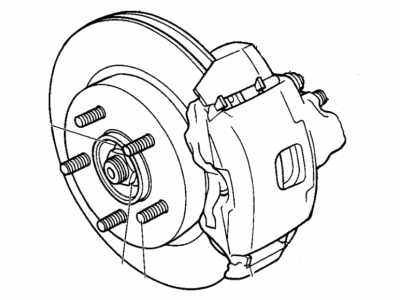 Mopar 4882106 Front Wheel Disc Brake Pad Kit