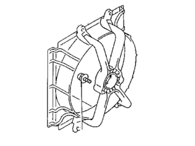 Mopar MB660751 SHROUD, Radiator