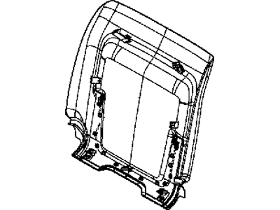 Mopar 1UP04DX9AC Panel-Front Seat Back