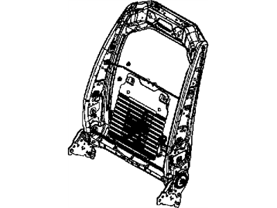 Mopar 4610325AH Frame-Front Seat Back