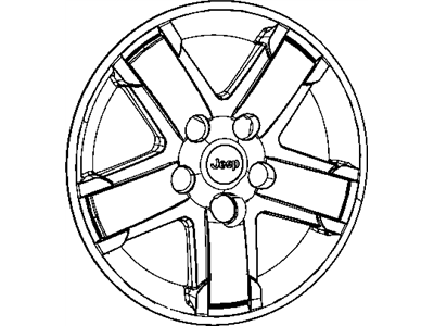 Mopar 5HT59SZ0AB Wheel Center Cap