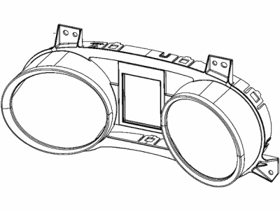 Mopar 68089297AA Mask-Instrument Cluster