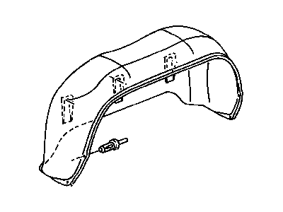 Mopar 55346010 Shield-WHEELHOUSE
