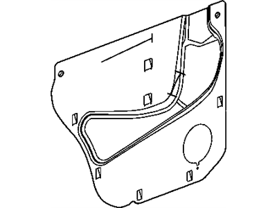 Mopar 55362142AB Shield-Door