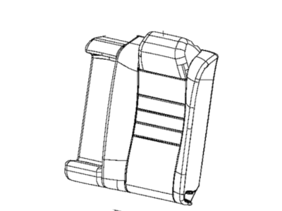 Mopar 5XZ51LA3AB Rear Seat Back Cover